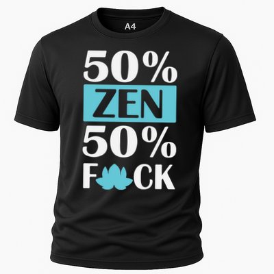 50% Zen 50% Fuck Performance Shirt