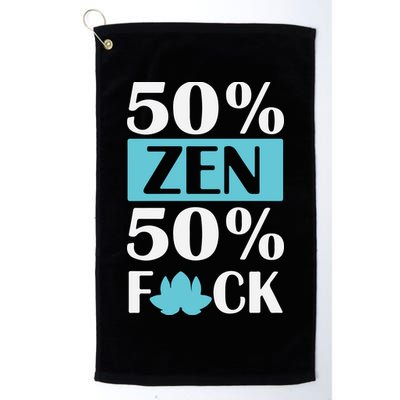 50% Zen 50% Fuck Golf Towel