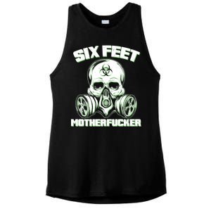 6 Feet MotherF-ucker Ladies PosiCharge Tri-Blend Wicking Tank