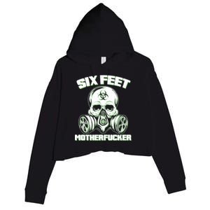 6 Feet MotherF-ucker Crop Fleece Hoodie