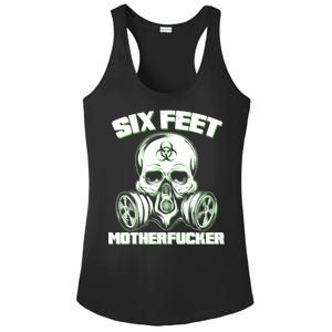 6 Feet MotherF-ucker Ladies PosiCharge Competitor Racerback Tank