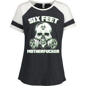 6 Feet MotherF-ucker Enza Ladies Jersey Colorblock Tee