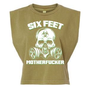 6 Feet MotherF-ucker Garment-Dyed Women's Muscle Tee