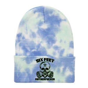 6 Feet MotherF-ucker Tie Dye 12in Knit Beanie