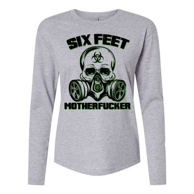 6 Feet MotherF-ucker Womens Cotton Relaxed Long Sleeve T-Shirt