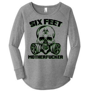 6 Feet MotherF-ucker Women's Perfect Tri Tunic Long Sleeve Shirt