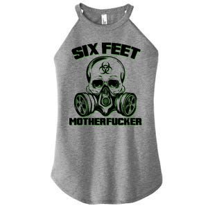 6 Feet MotherF-ucker Women's Perfect Tri Rocker Tank