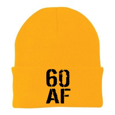 60 AF 60th Birthday Knit Cap Winter Beanie