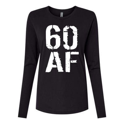 60 AF 60th Birthday Womens Cotton Relaxed Long Sleeve T-Shirt