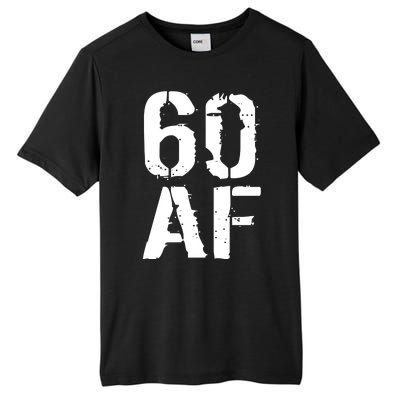 60 AF 60th Birthday Tall Fusion ChromaSoft Performance T-Shirt