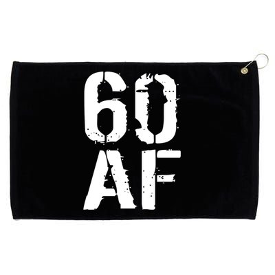 60 AF 60th Birthday Grommeted Golf Towel