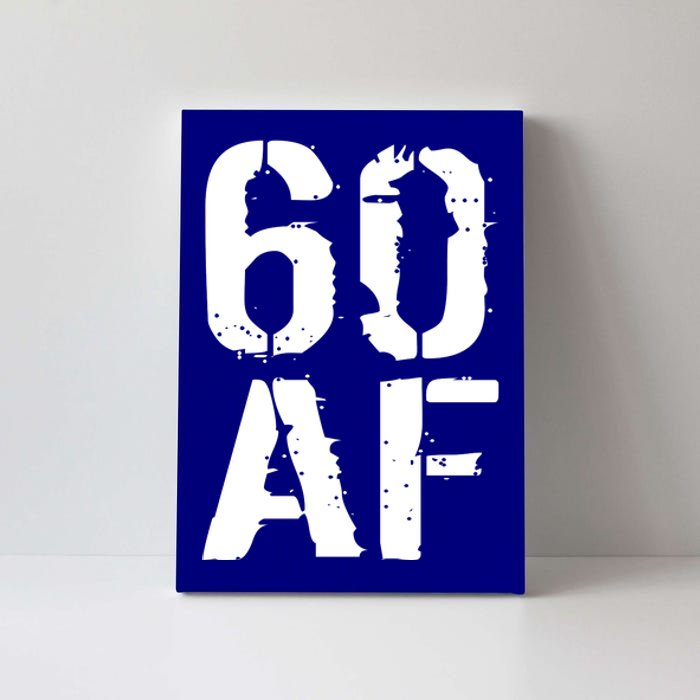 60 AF 60th Birthday Canvas