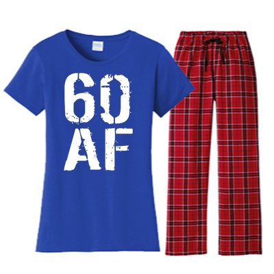 60 AF 60th Birthday Women's Flannel Pajama Set