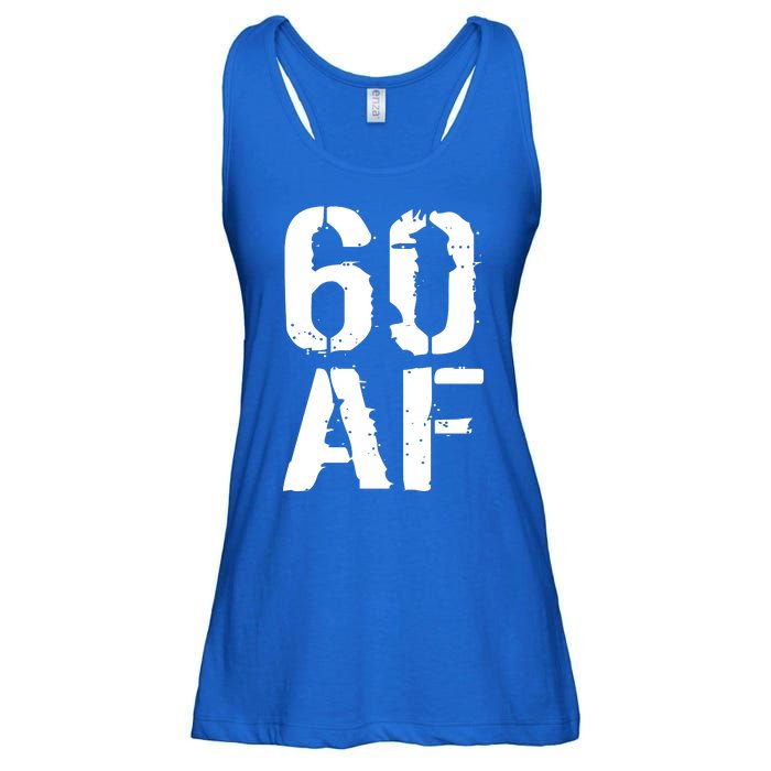 60 AF 60th Birthday Ladies Essential Flowy Tank