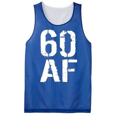 60 AF 60th Birthday Mesh Reversible Basketball Jersey Tank