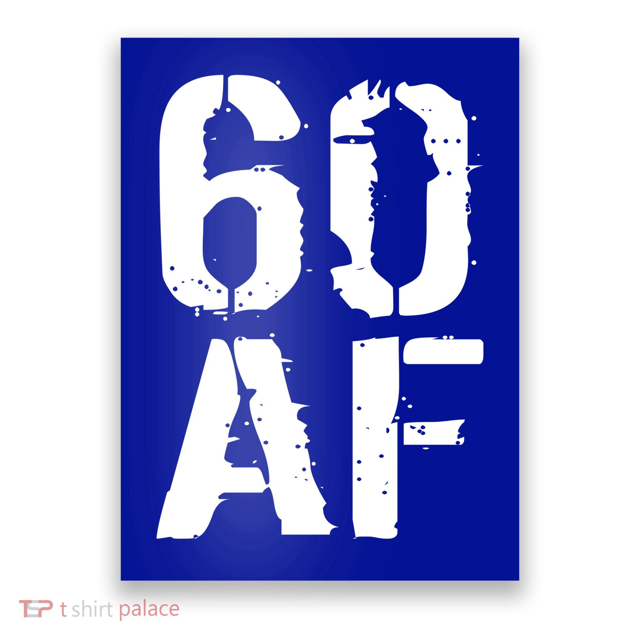 60 AF 60th Birthday Poster