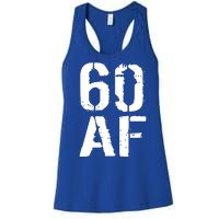 60 AF 60th Birthday Women's Racerback Tank