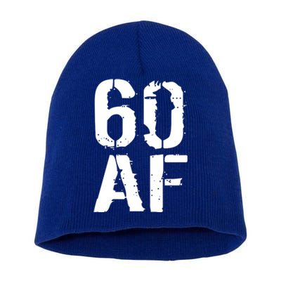 60 AF 60th Birthday Short Acrylic Beanie