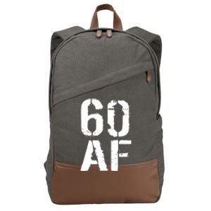 60 AF 60th Birthday Cotton Canvas Backpack