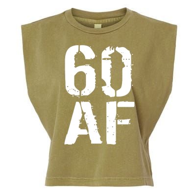 60 AF 60th Birthday Garment-Dyed Women's Muscle Tee