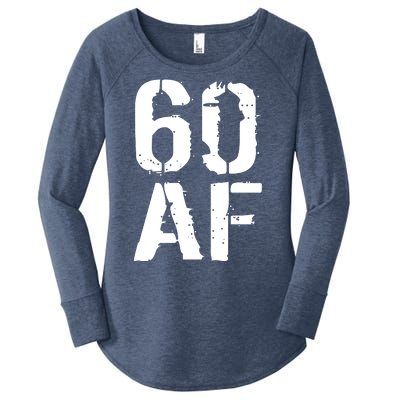 60 AF 60th Birthday Women's Perfect Tri Tunic Long Sleeve Shirt