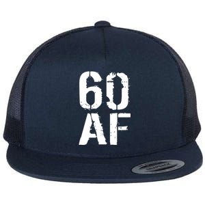 60 AF 60th Birthday Flat Bill Trucker Hat