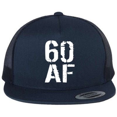 60 AF 60th Birthday Flat Bill Trucker Hat