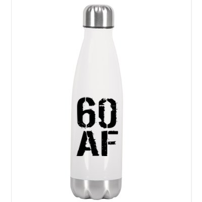 60 AF 60th Birthday Stainless Steel Insulated Water Bottle