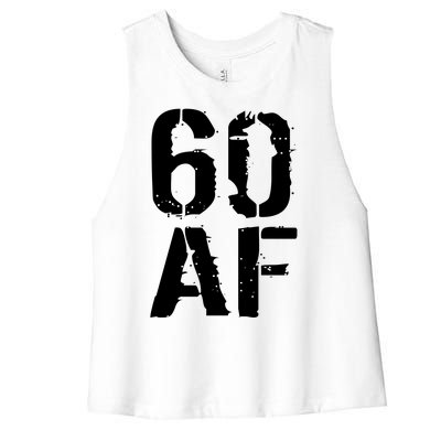 60 AF 60th Birthday Women's Racerback Cropped Tank