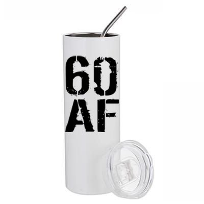 60 AF 60th Birthday Stainless Steel Tumbler