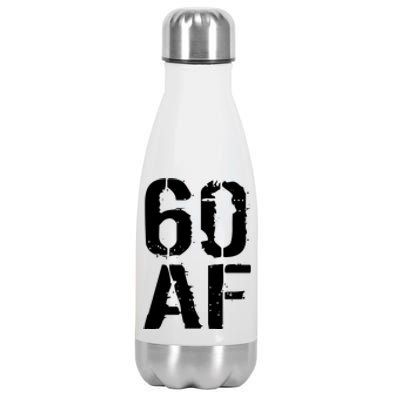 60 AF 60th Birthday Stainless Steel Insulated Water Bottle