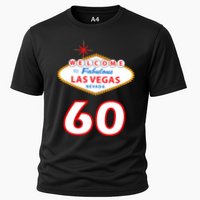 60 Years Old In Vegas - 60th Birthday Cooling Performance Crew T-Shirt