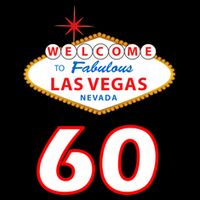 60 Years Old In Vegas - 60th Birthday Cooling Performance Crew T-Shirt