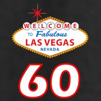 60 Years Old In Vegas - 60th Birthday Adult Drive Performance Visor