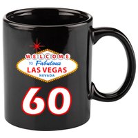 60 Years Old In Vegas - 60th Birthday 11oz C Handle Ceramic Mug