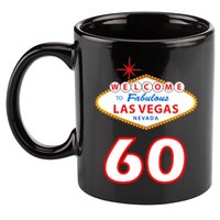 60 Years Old In Vegas - 60th Birthday 11oz C Handle Ceramic Mug