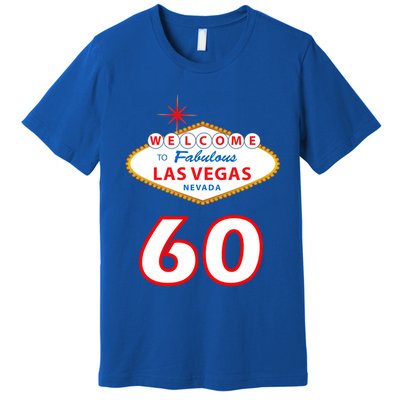 60 Years Old In Vegas - 60th Birthday Premium T-Shirt