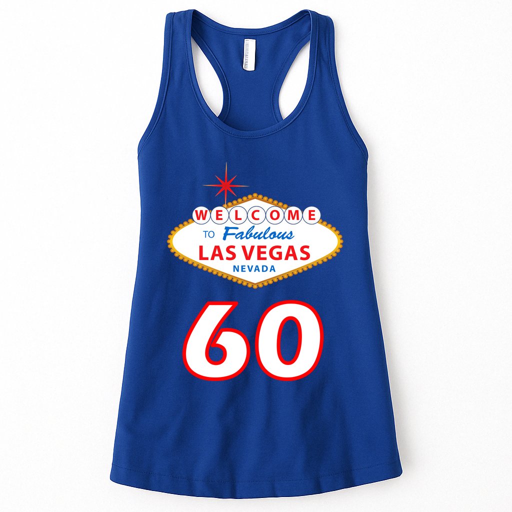 60 Years Old In Vegas - 60th Birthday Womens Tank Top