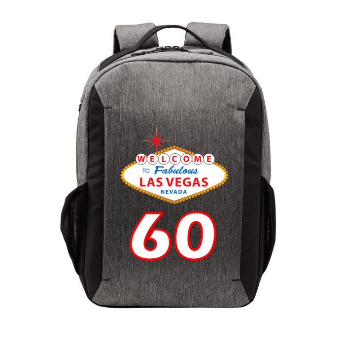 60 Years Old In Vegas - 60th Birthday Vector Backpack