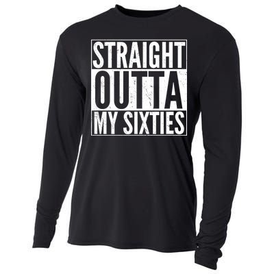 60th Birthday - Straight Outta My Twenties Sixties Cooling Performance Long Sleeve Crew