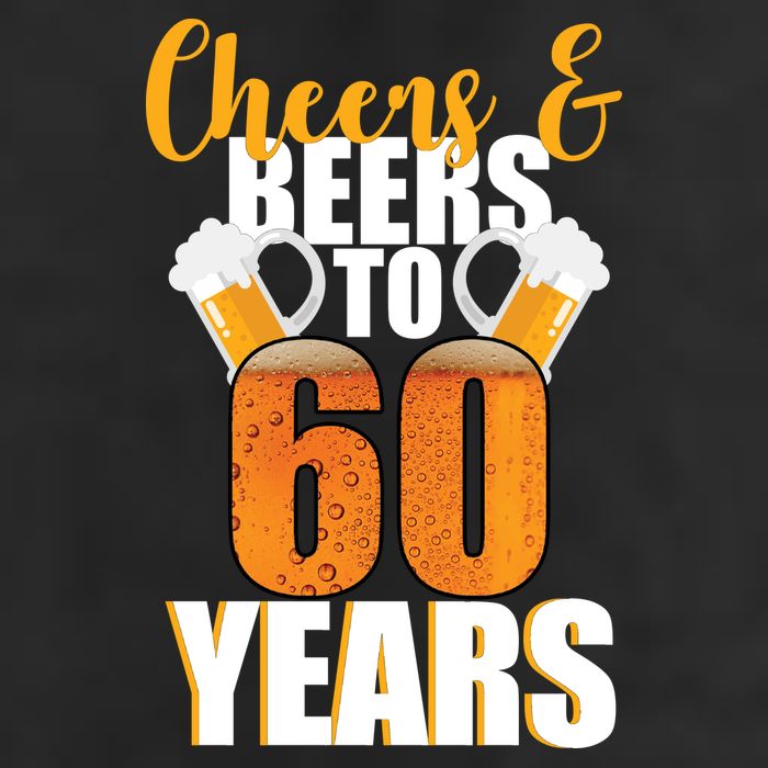 60th Birthday Cheers & Beers To 60 Years Adult Drive Performance Visor