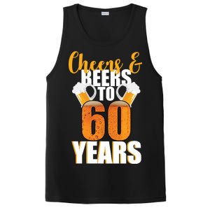 60th Birthday Cheers & Beers To 60 Years PosiCharge Competitor Tank