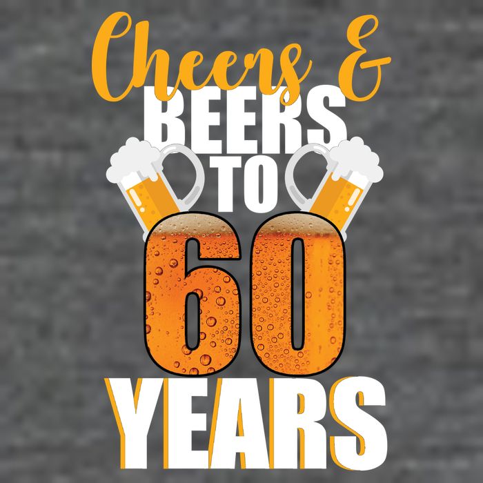 60th Birthday Cheers & Beers To 60 Years Zip Tote Bag