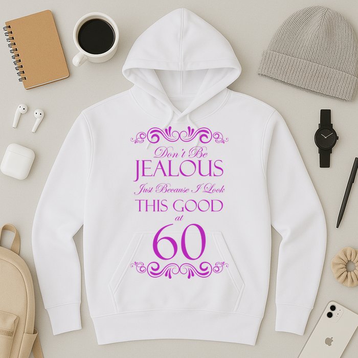 60th Birthday: Don't Be Jealous Just Because I Look This Good At 60 Hoodie