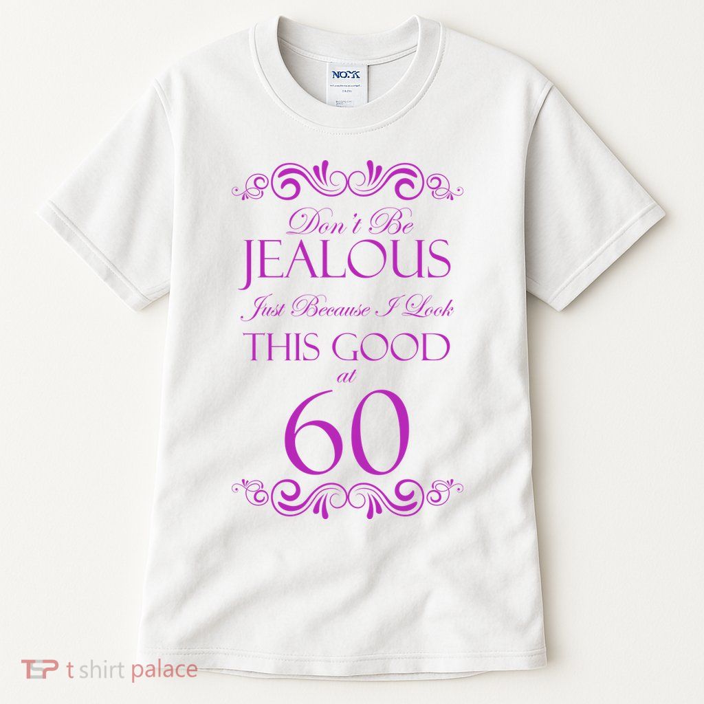 60th Birthday: Don't Be Jealous Just Because I Look This Good At 60 Tall T-Shirt
