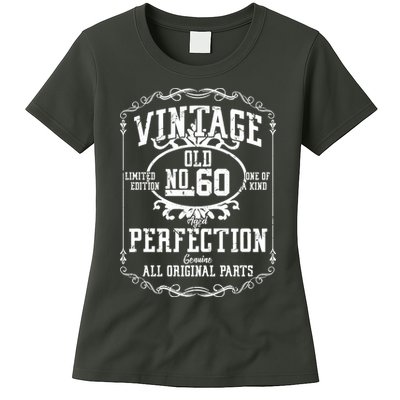 60th Birthday Genuine All Original Parts Womens T-Shirt
