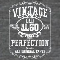 60th Birthday Genuine All Original Parts Kids Hoodie