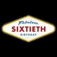 60th Birthday Las Vegas Fabulous Sixtieth 16 in Basic Backpack