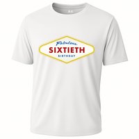 60th Birthday Las Vegas Fabulous Sixtieth Cooling Performance Crew T-Shirt