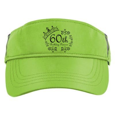 60th Birthday Princess Adult Drive Performance Visor